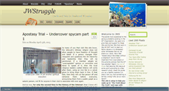 Desktop Screenshot of jwstruggle.com